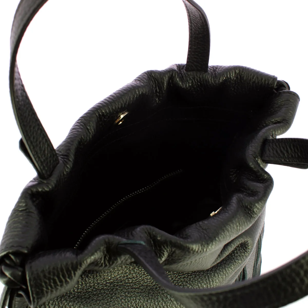 Iuntoo - Suadente Nero Large Handbag - 114011 - NERO